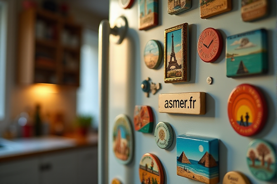 Magnets frigo souvenirs de voyage