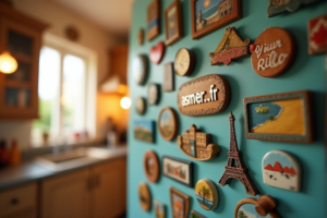 souvenir magnet frigo voyage